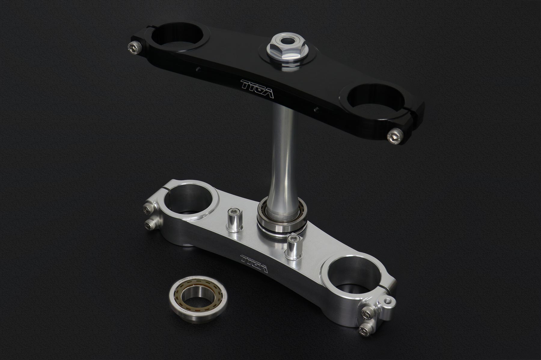 Triple clamp set CNC, Race, HRC style, Honda SP1 - Image 4