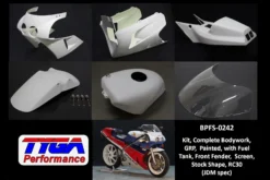 Kit, Complete Painted Bodywork, GRP, with Fuel Tank and Front Fender, Stock Shape, RC30 (JDM spec)