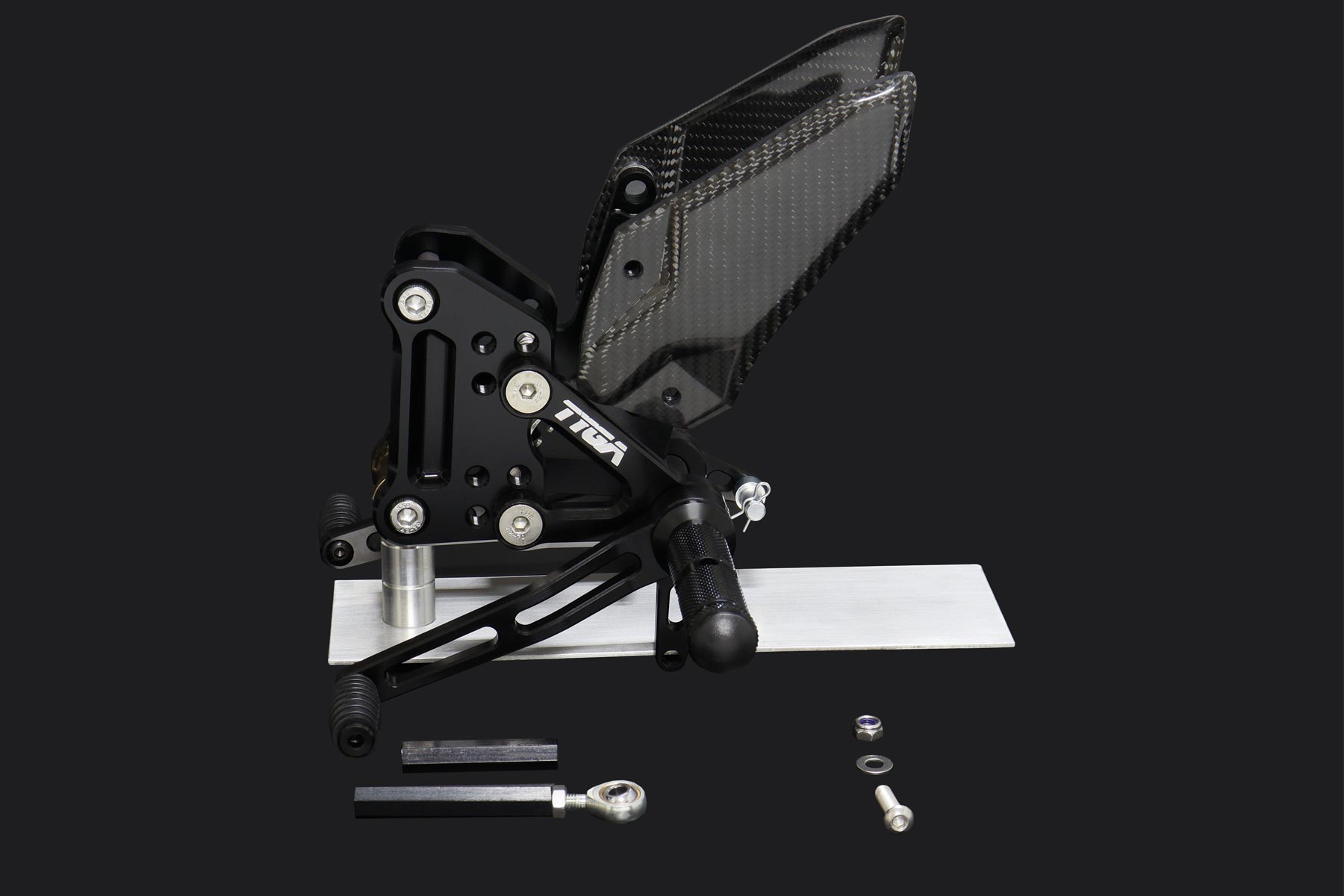 Racing stepkit adjustable Quick shifter Black, Ninja ZX-4R ( R )