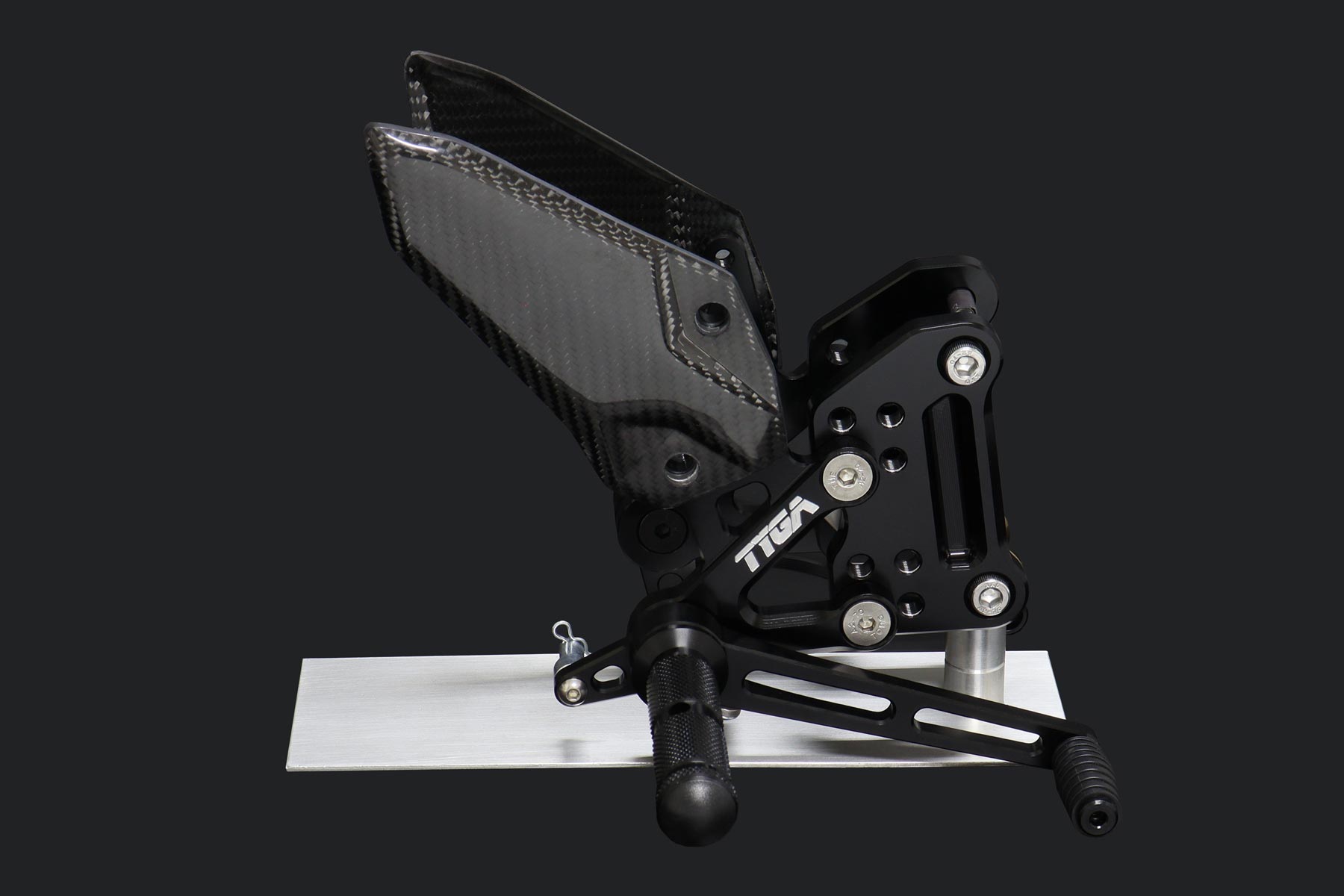 Racing stepkit adjustable Quick shifter Black, Ninja ZX-4R ( R ) - Image 3
