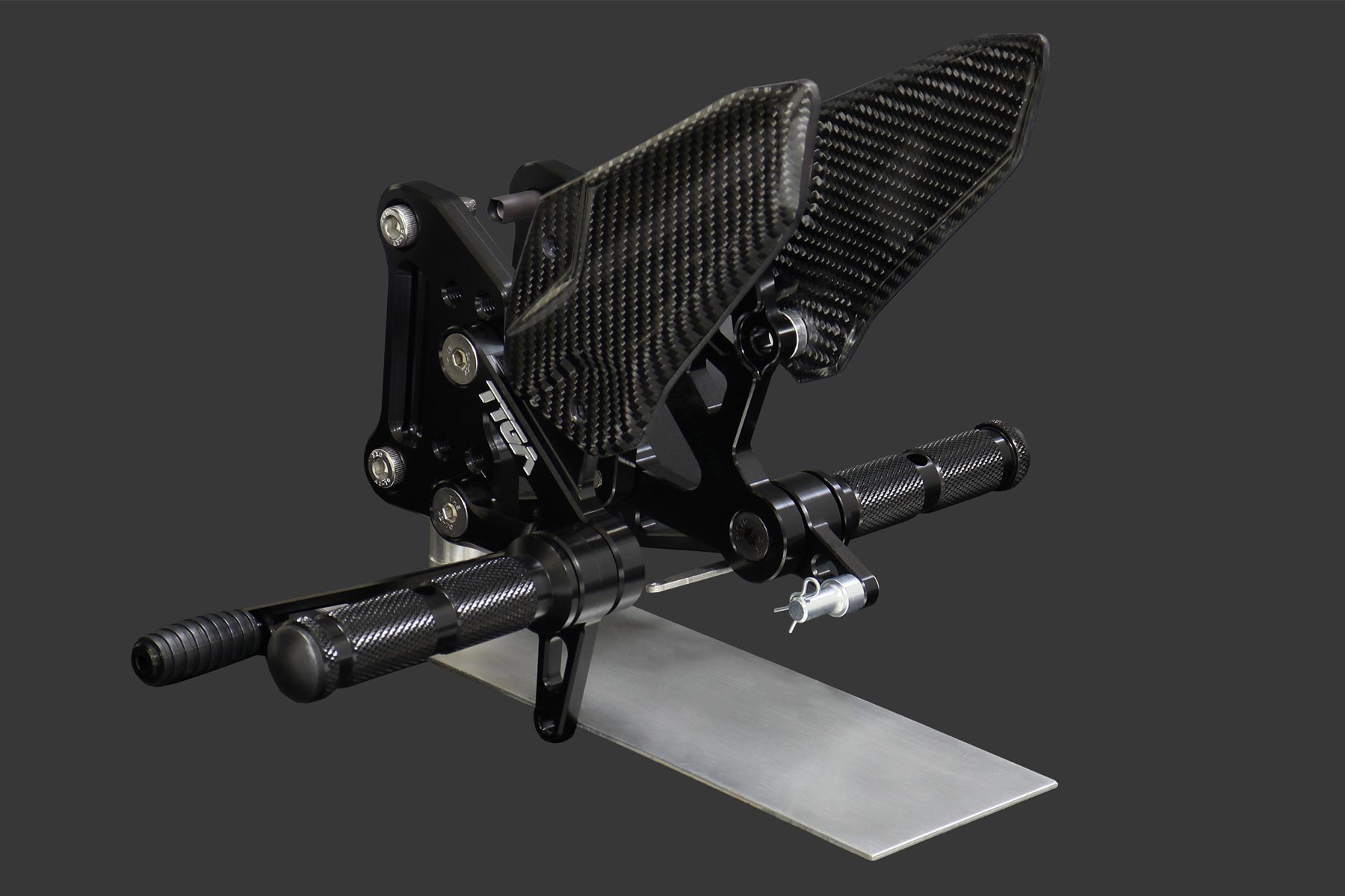 Racing stepkit adjustable Quick shifter Black, Ninja ZX-4R ( R ) - Image 5
