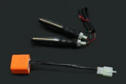 Slim Style LED turn signal lamp Pair, Rear, Parallel Pin Fitment Relay