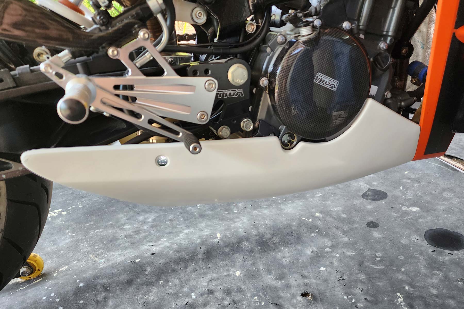 Belly pan set, GRP, Race, KTM 390 2022 -2025 - Image 3
