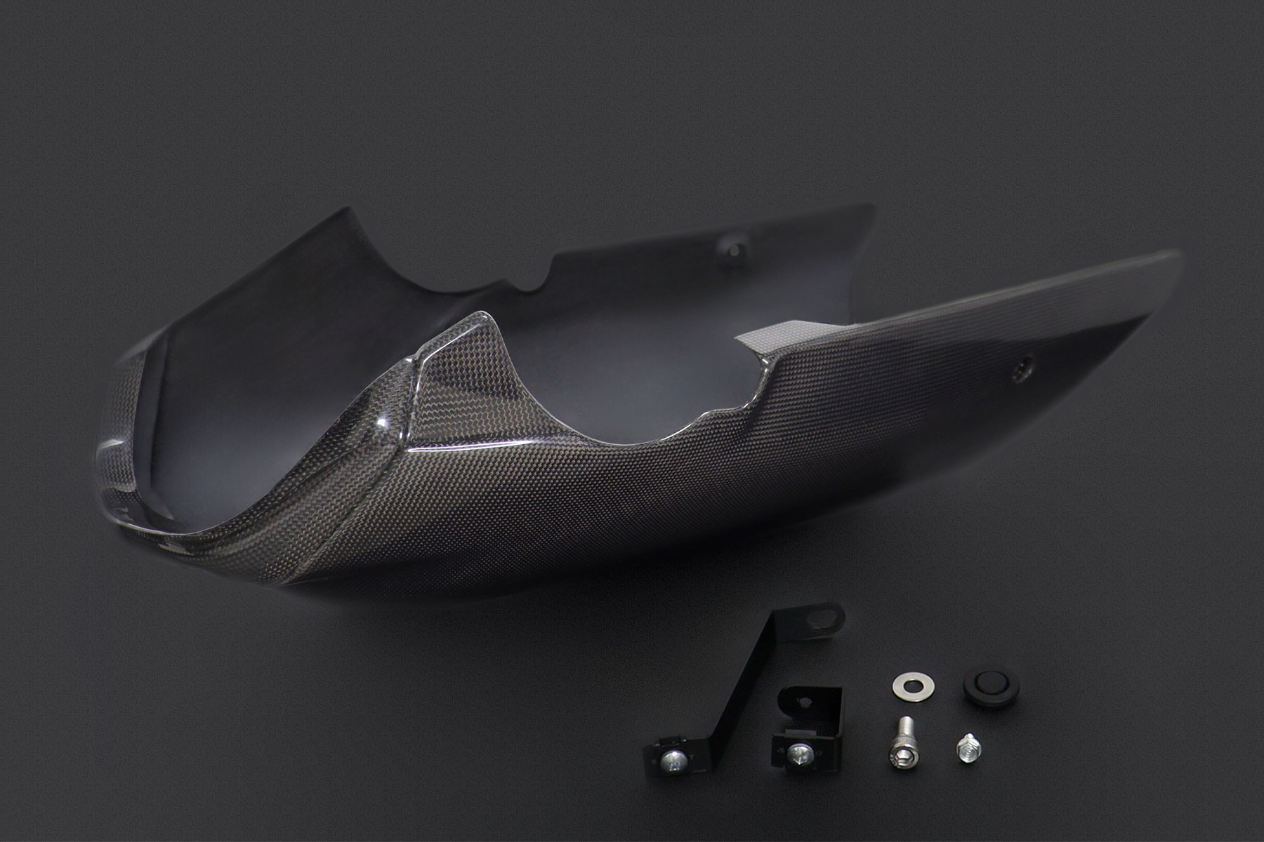Carbon belly pan set, Race, KTM 390 2022 -2025