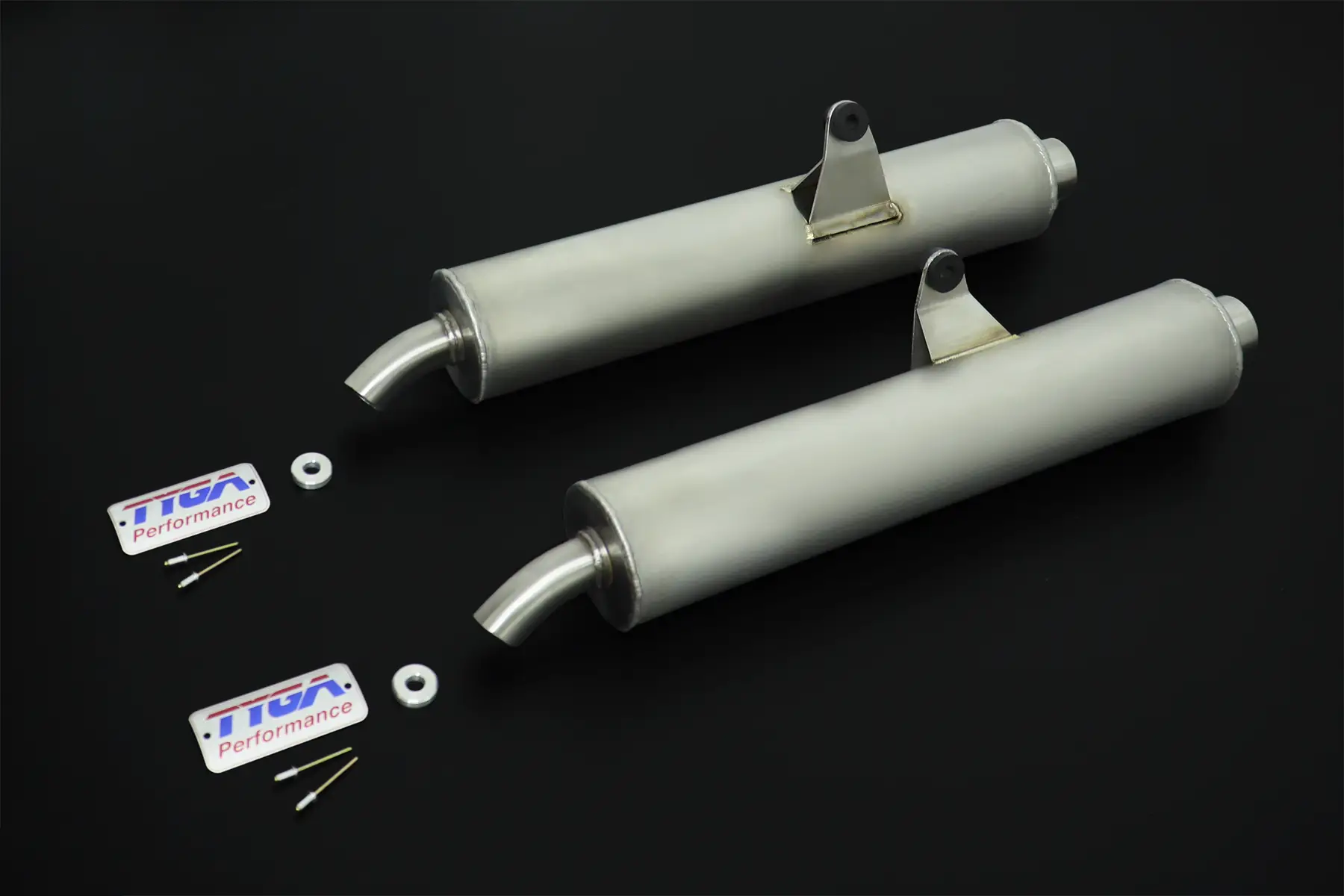 Silencer, Stainless, Set, Slip-On Replacement, RGV250 VJ21