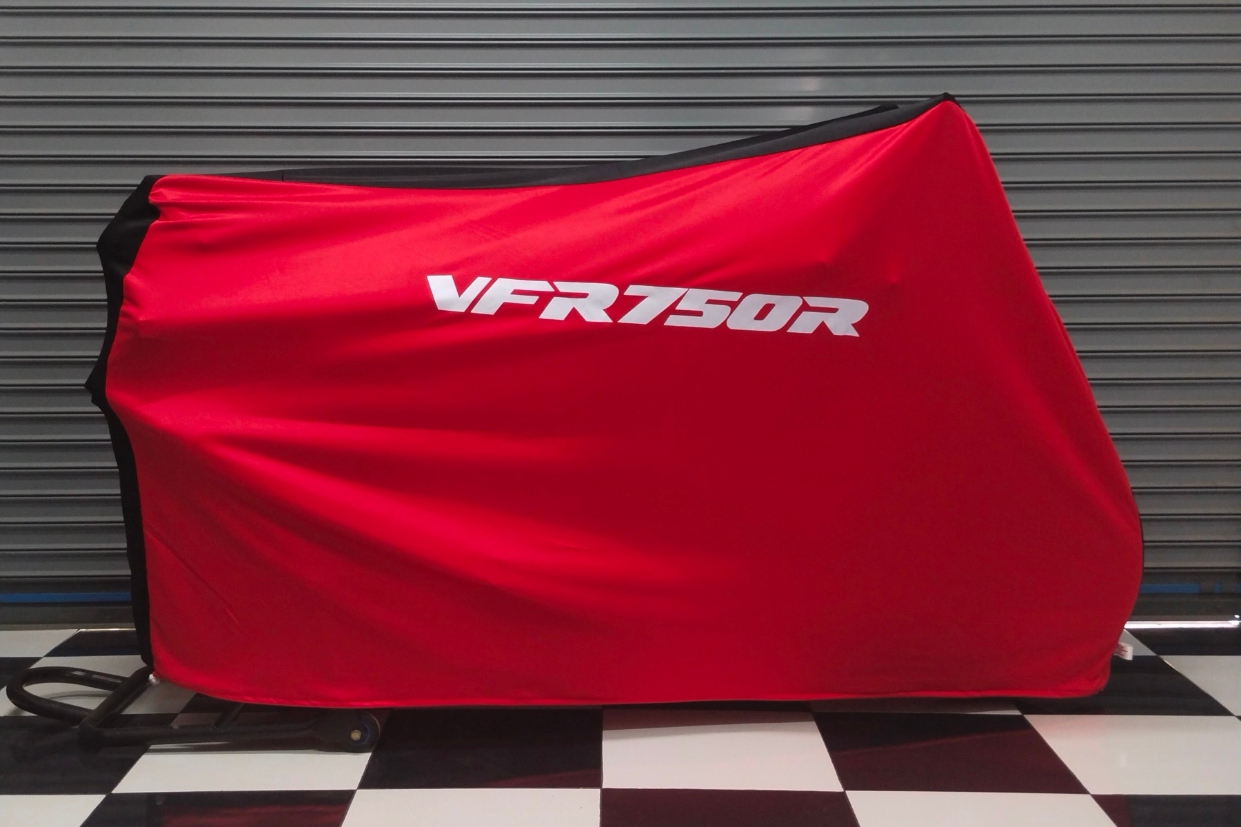 TYGA bike dust cover Red/Black VFR750R - Image 7