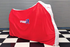 TYGA bike dust cover two tone Red/white, Honda VF1000R