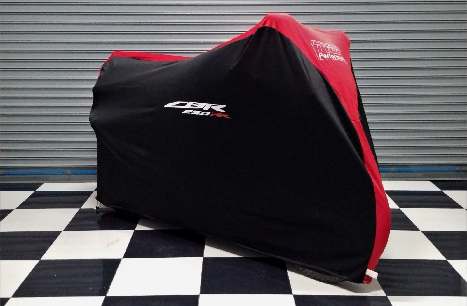 TYGA bike dust cover Black/red "CBR250RR"