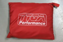 Alternative view of TYGA bike dust cover Red HRC race