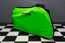 TYGA bike dust cover lime green/black, (race)  Kawasaki
