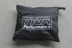 Alternative view of TYGA bike dust cover lime green/black, (race)  Kawasaki