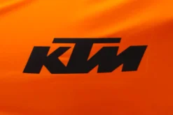 Alternative view of TYGA bike dust cover two tone Orange/black, KTM