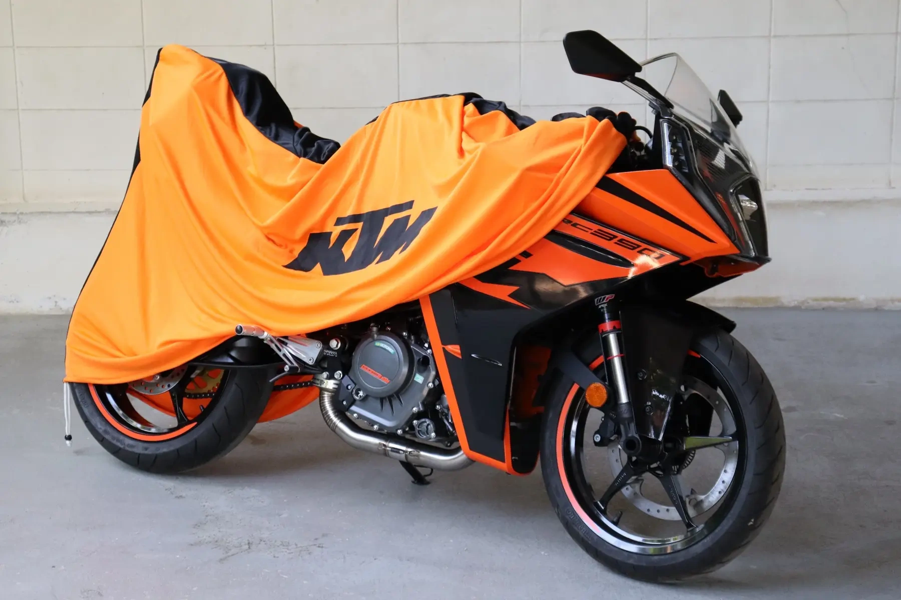 TYGA bike dust cover two tone Orange/black, KTM - Image 4
