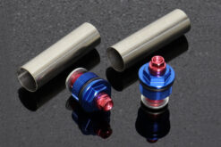 Alternative view of Front Fork Preload Adjusters blue/red (Pair), Honda CBR250/CBR300